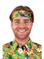 Feestkleding Breda Hawaii bandana oranje