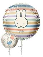 Haza-Witbaard Folieballon Nijntje met 2 dessins 45cm