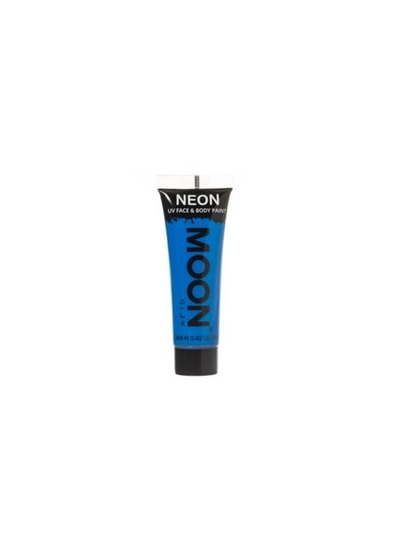Feestkleding Breda Neon paint blauw