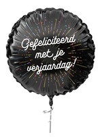 Feestkleding Breda Folieballon Gefeliciteerd met je verjaardag