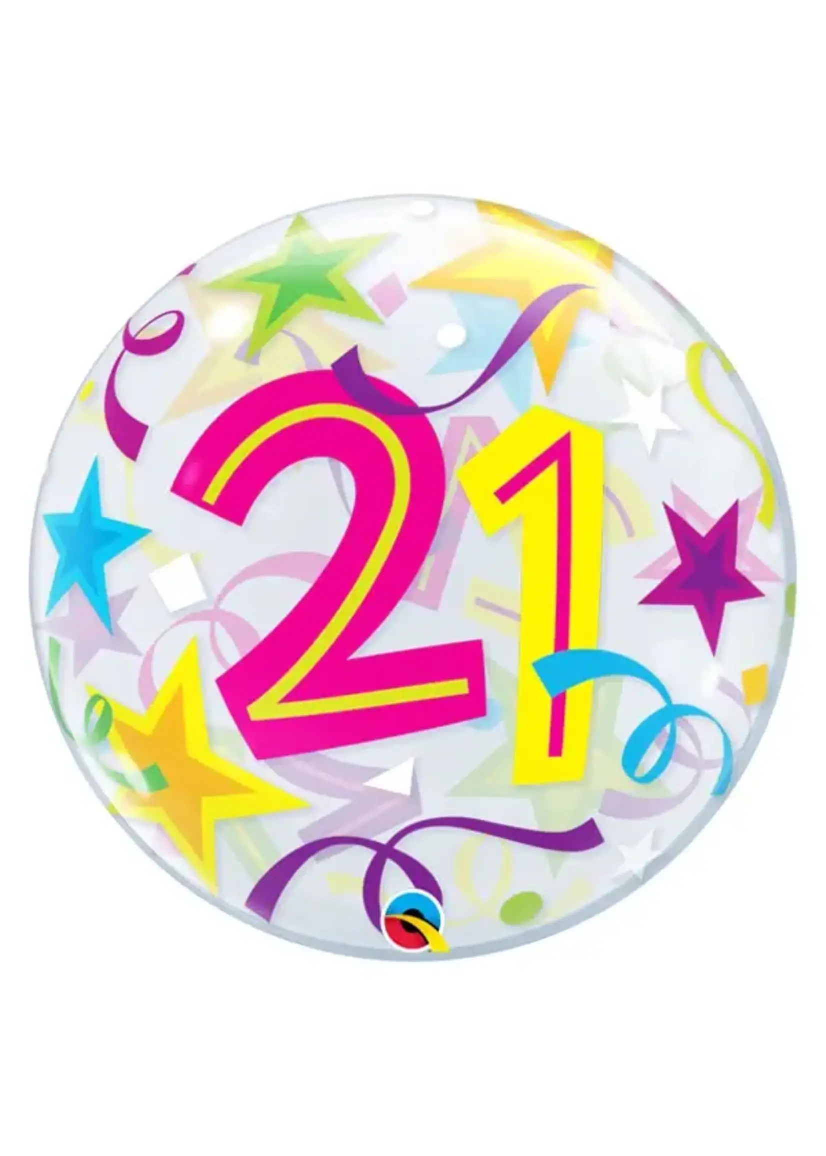 Feestkleding Breda Folieballon 21 jaar