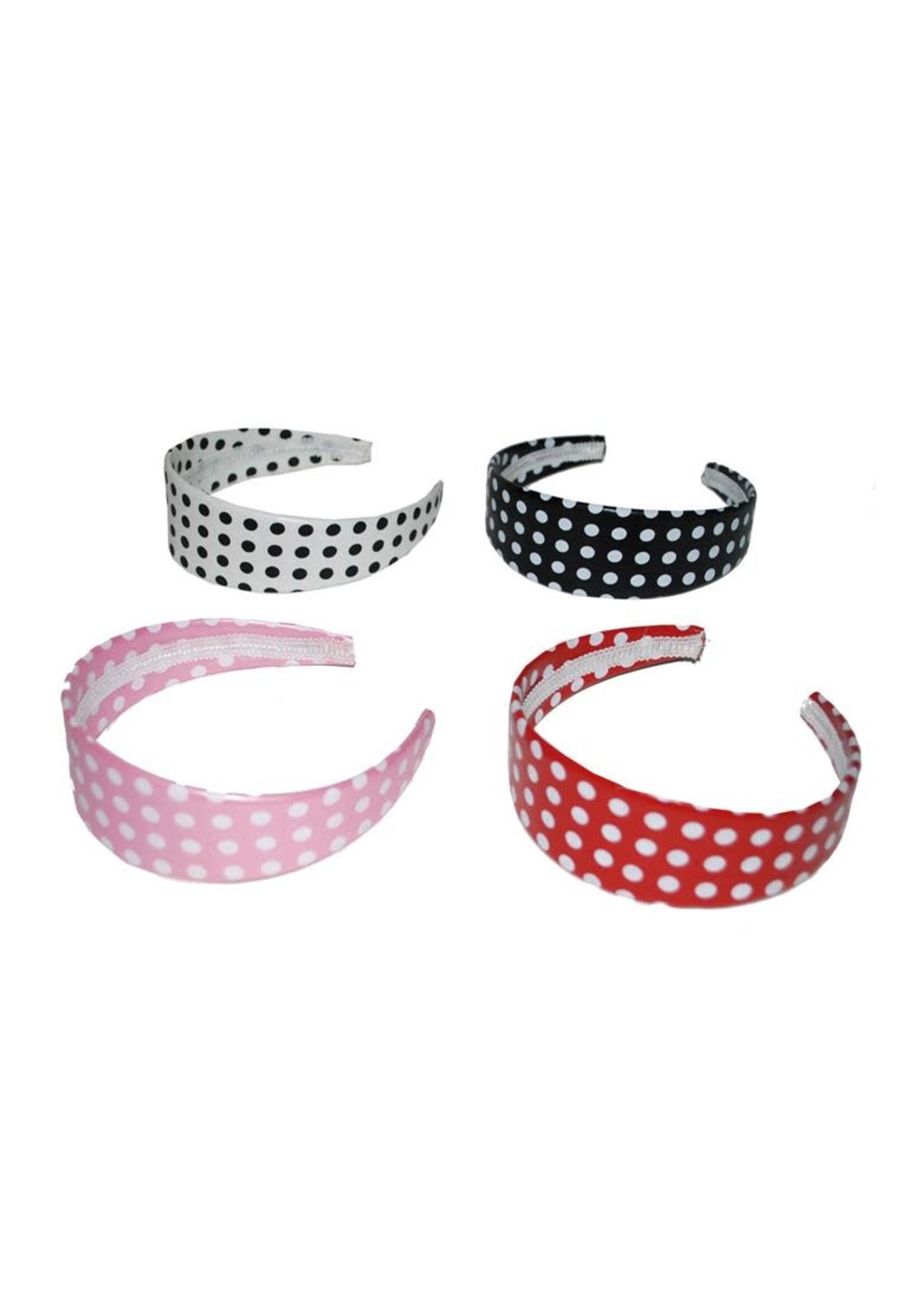 Feestkleding Breda Diadeem Polka Dots Wit