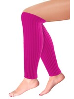 Feestkleding Breda Beenwarmers basic neon roze