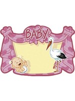 Haza-Witbaard Huldeschild baby roze