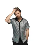 Boland Shirt Disco diamond zilver