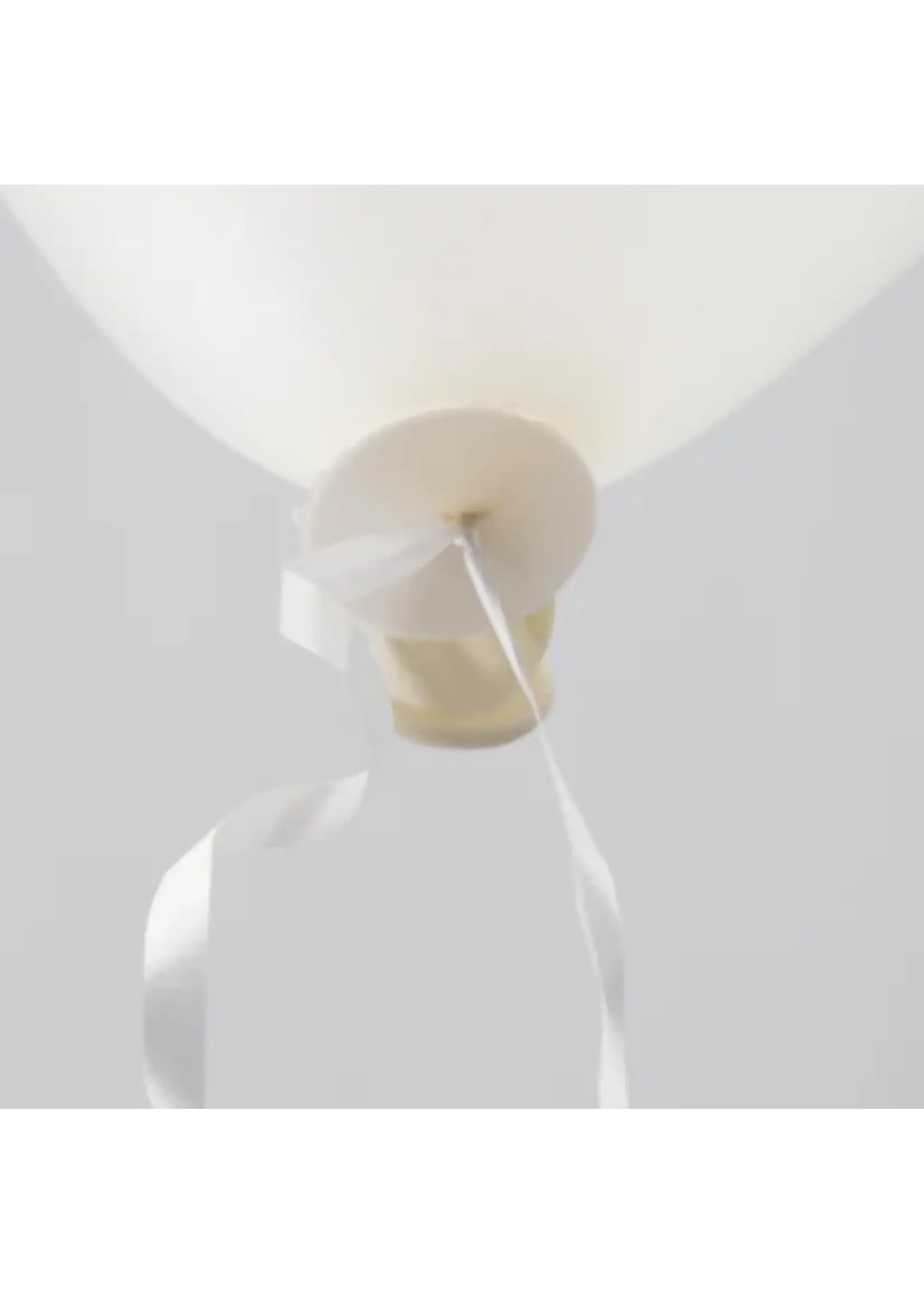 We Fiesta Party Snelsluiters met lint wit 100 stuks