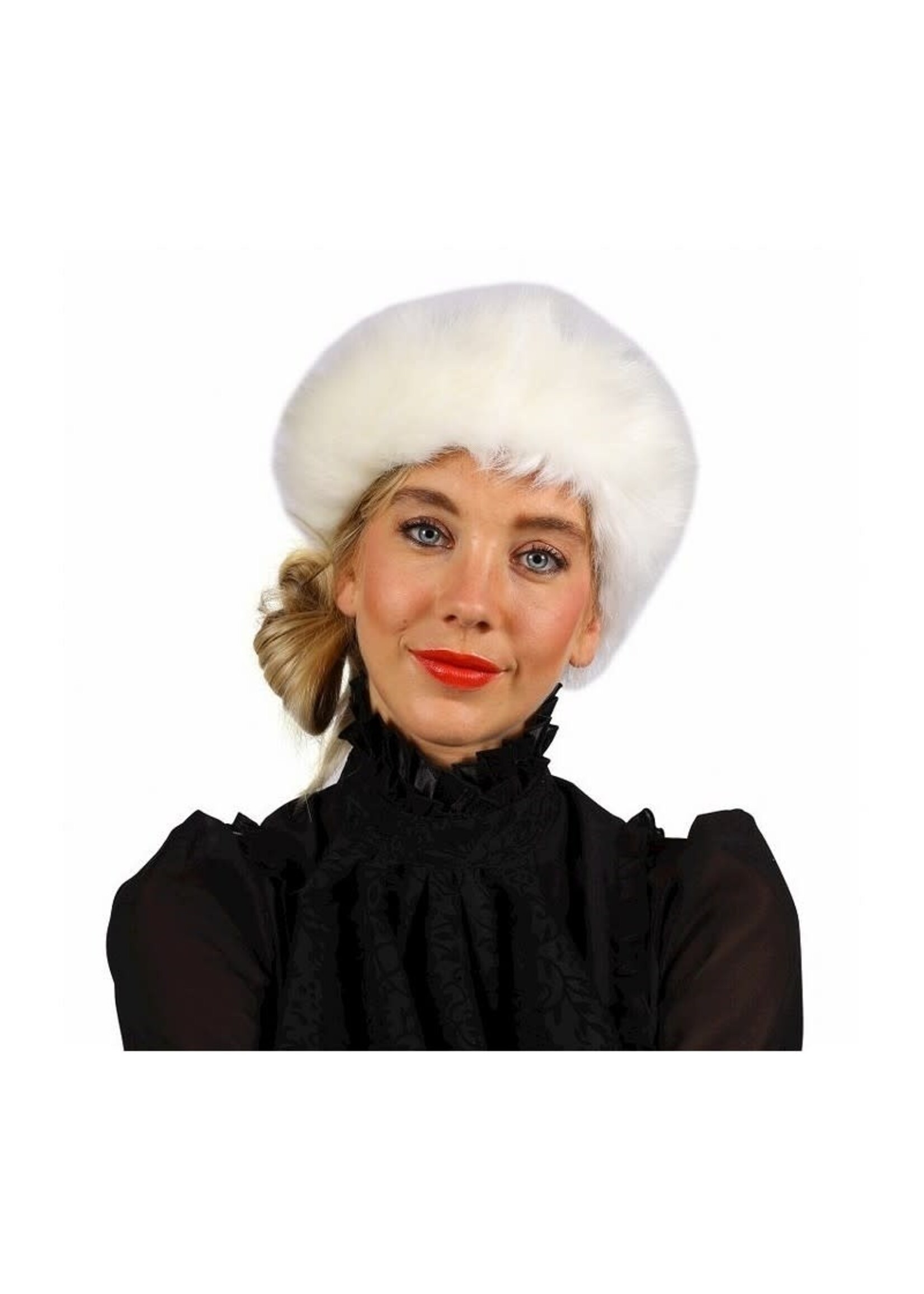 Thetru Pluche haarband Wit