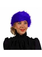 Thetru Pluche haarband blauw