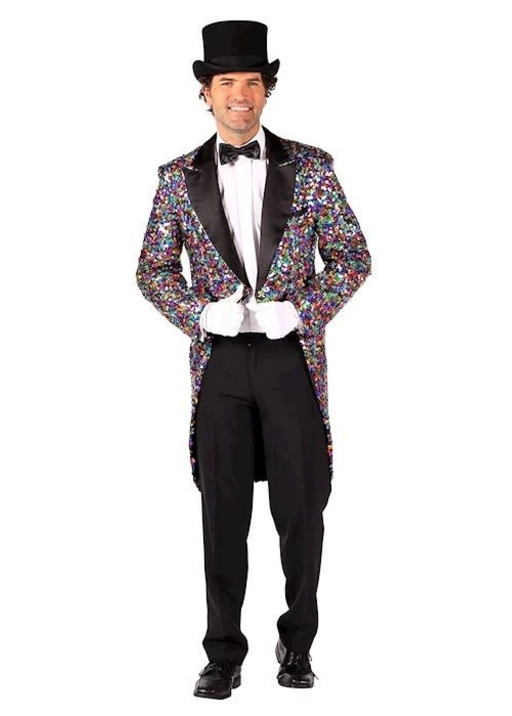 Thetru Glitter heren rokjas Multicolor