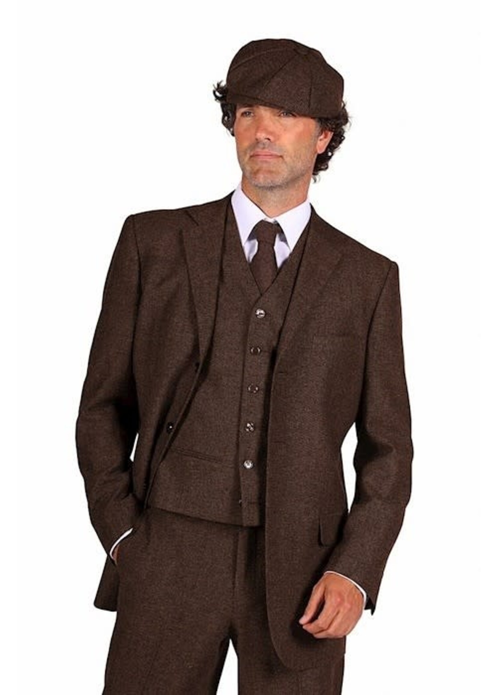 Thetru Jaren 20 colbert bruin