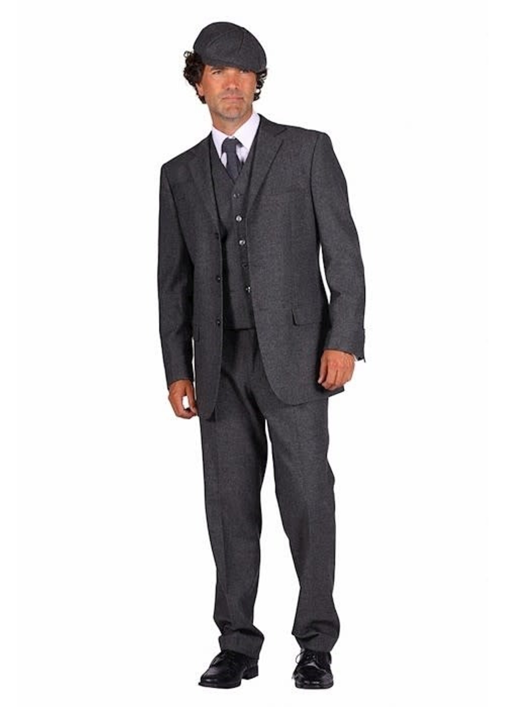Feestkleding Breda Jaren 20 colbert grijs