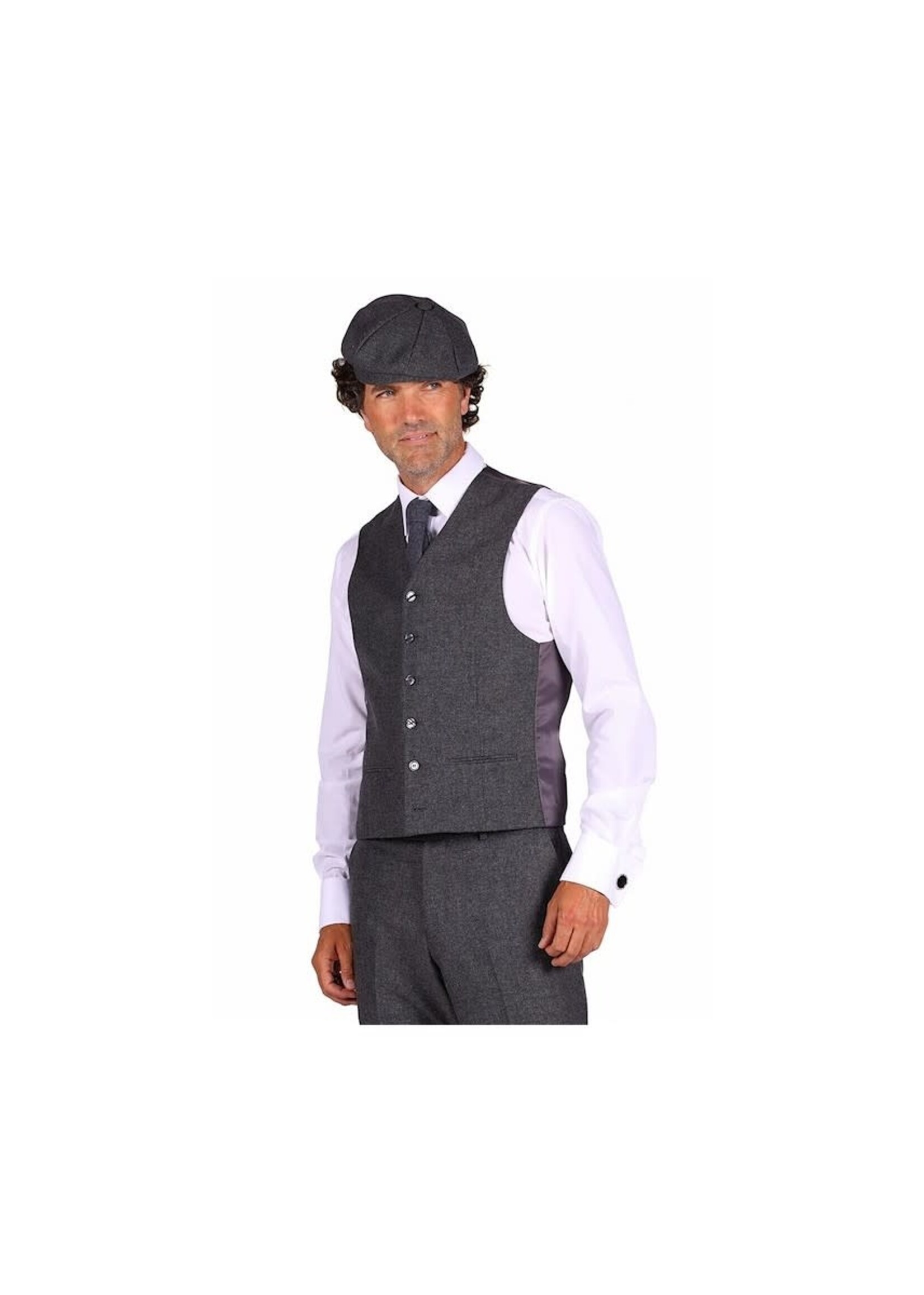 Thetru Jaren 20 vest grijs, Peaky Blinders vest