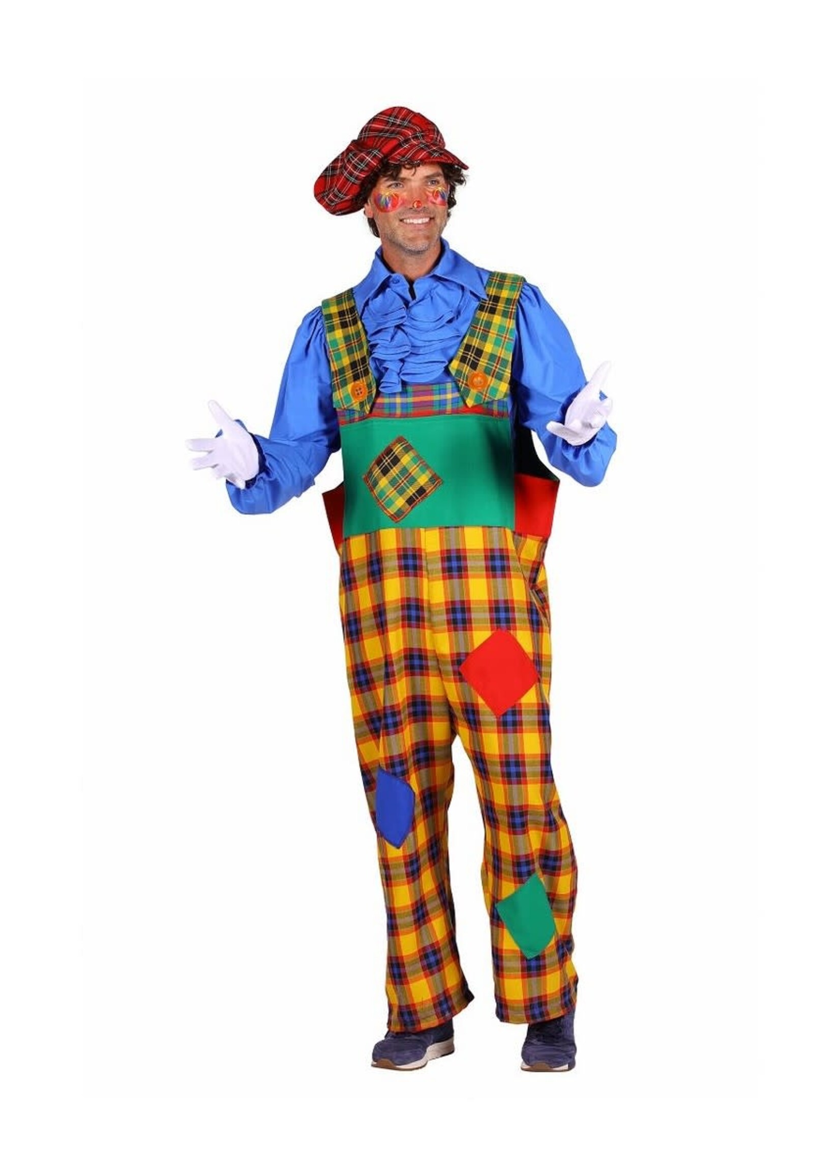 Feestkleding Breda Clownsbroek Peppo geel