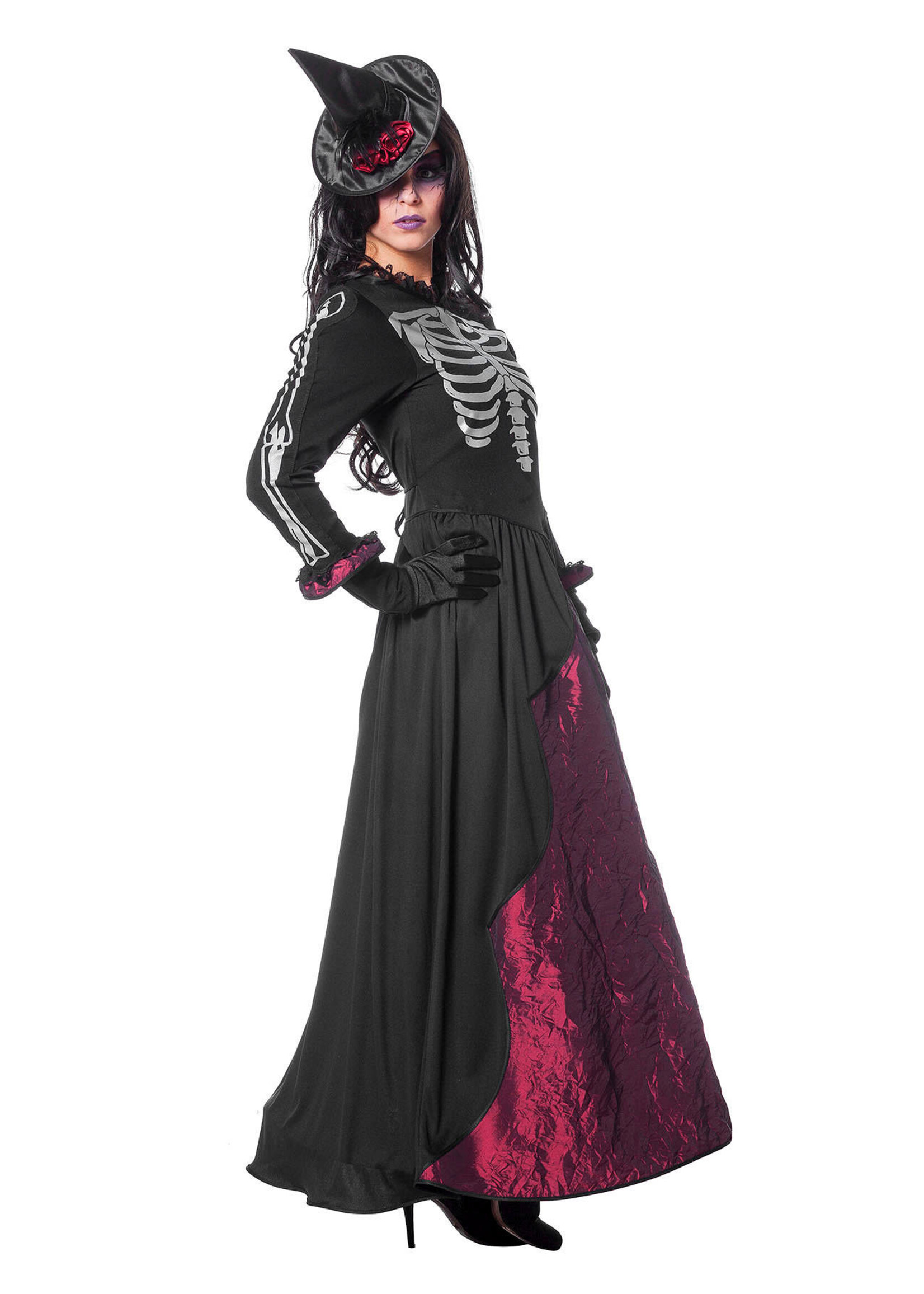 Wilbers & Wilbers Godin van de dood jurk volwassenen maat 36