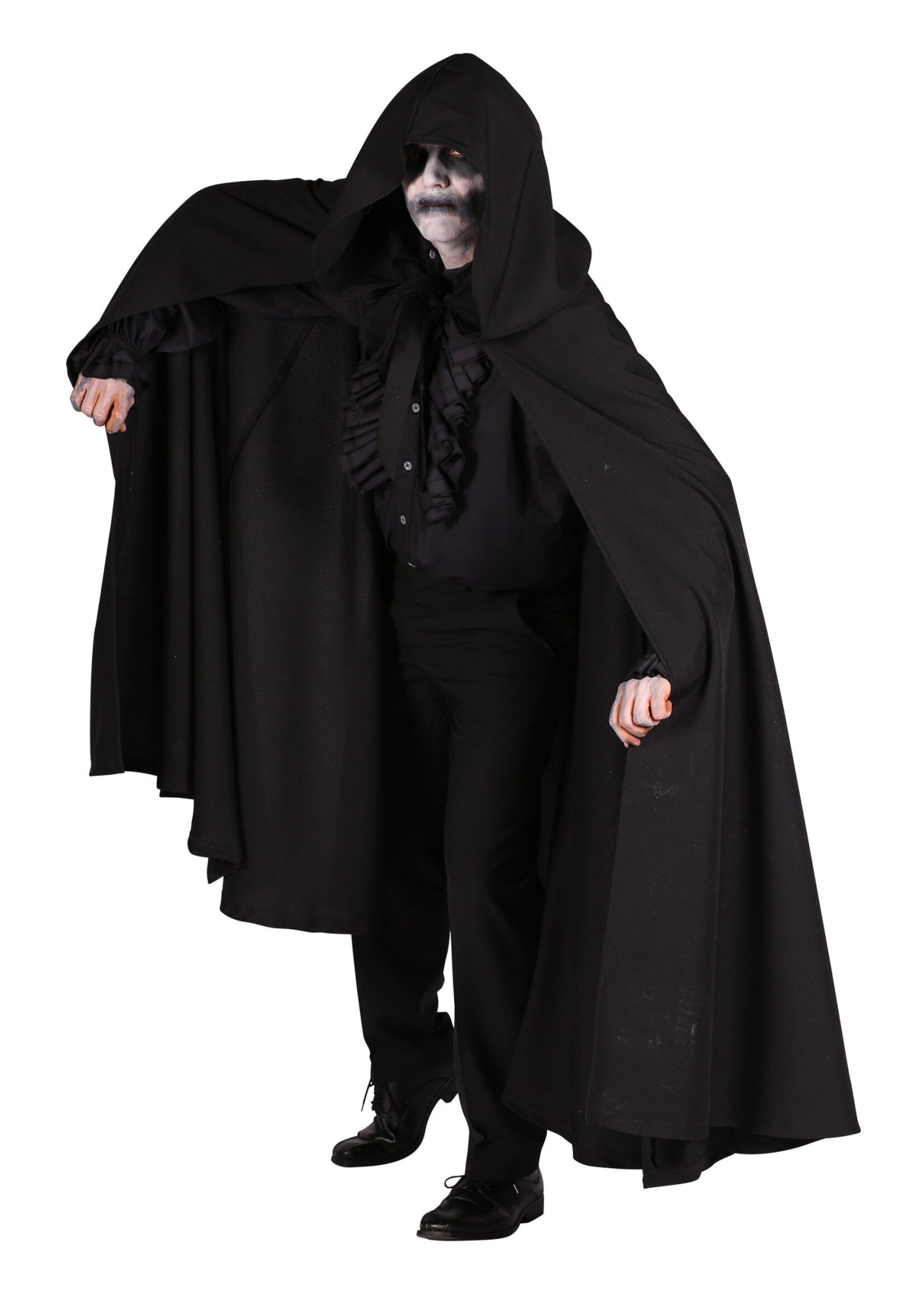 Thetru Cape "Dark rave" zwart