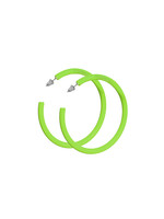 Wilbers & Wilbers Oorringen neon-groen