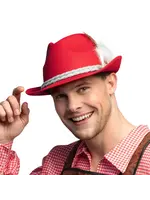 Feestkleding Breda Hoed Hansl rood