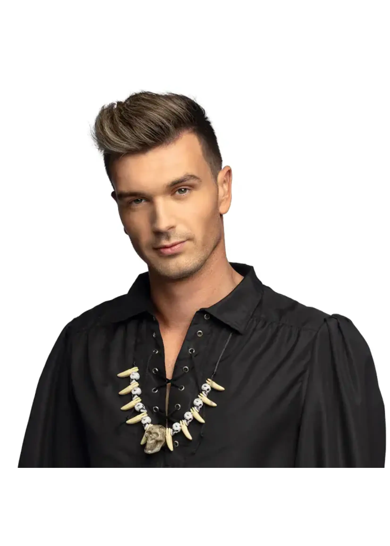 Feestkleding Breda Ketting schedel tand
