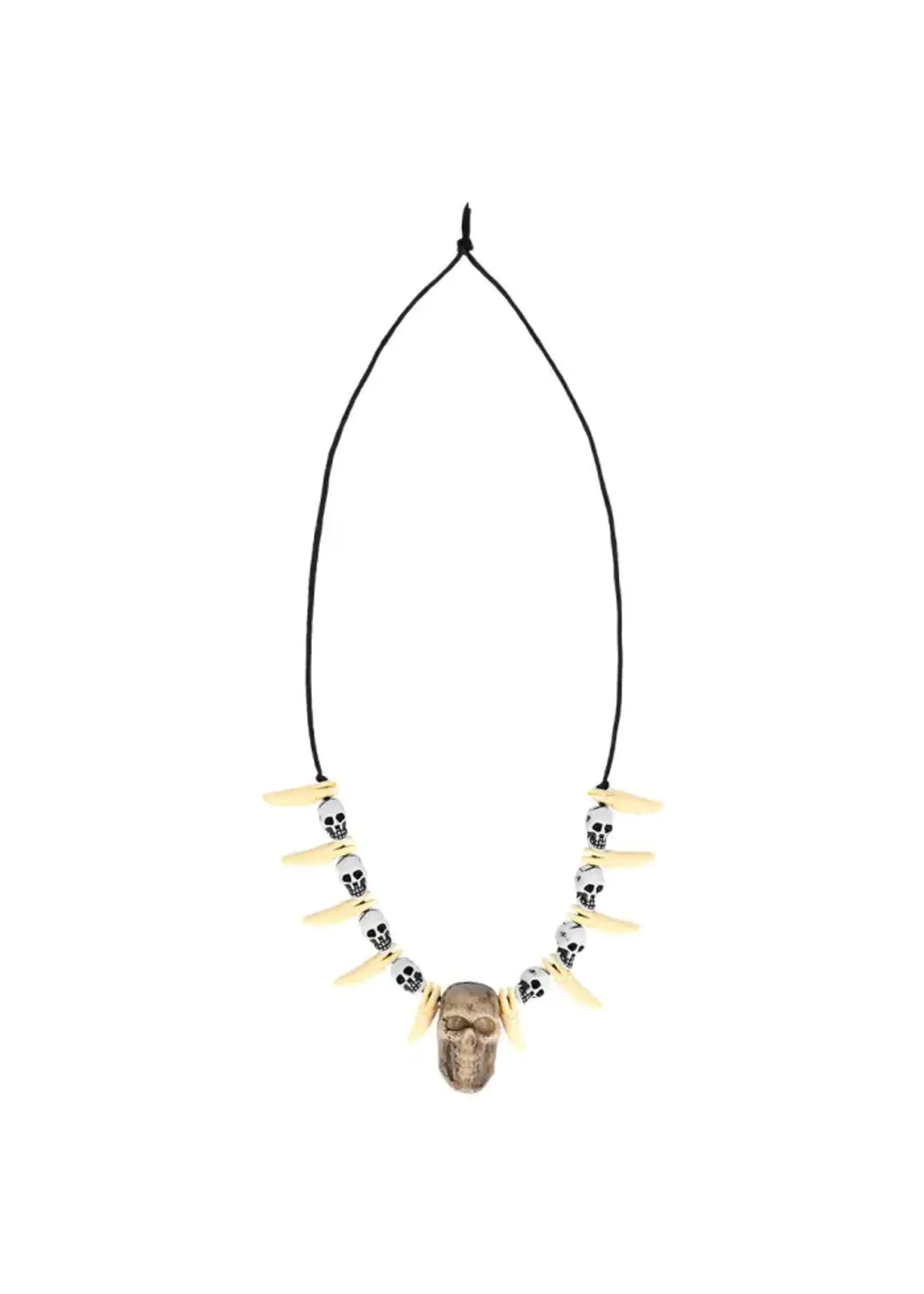 Feestkleding Breda Ketting schedel tand