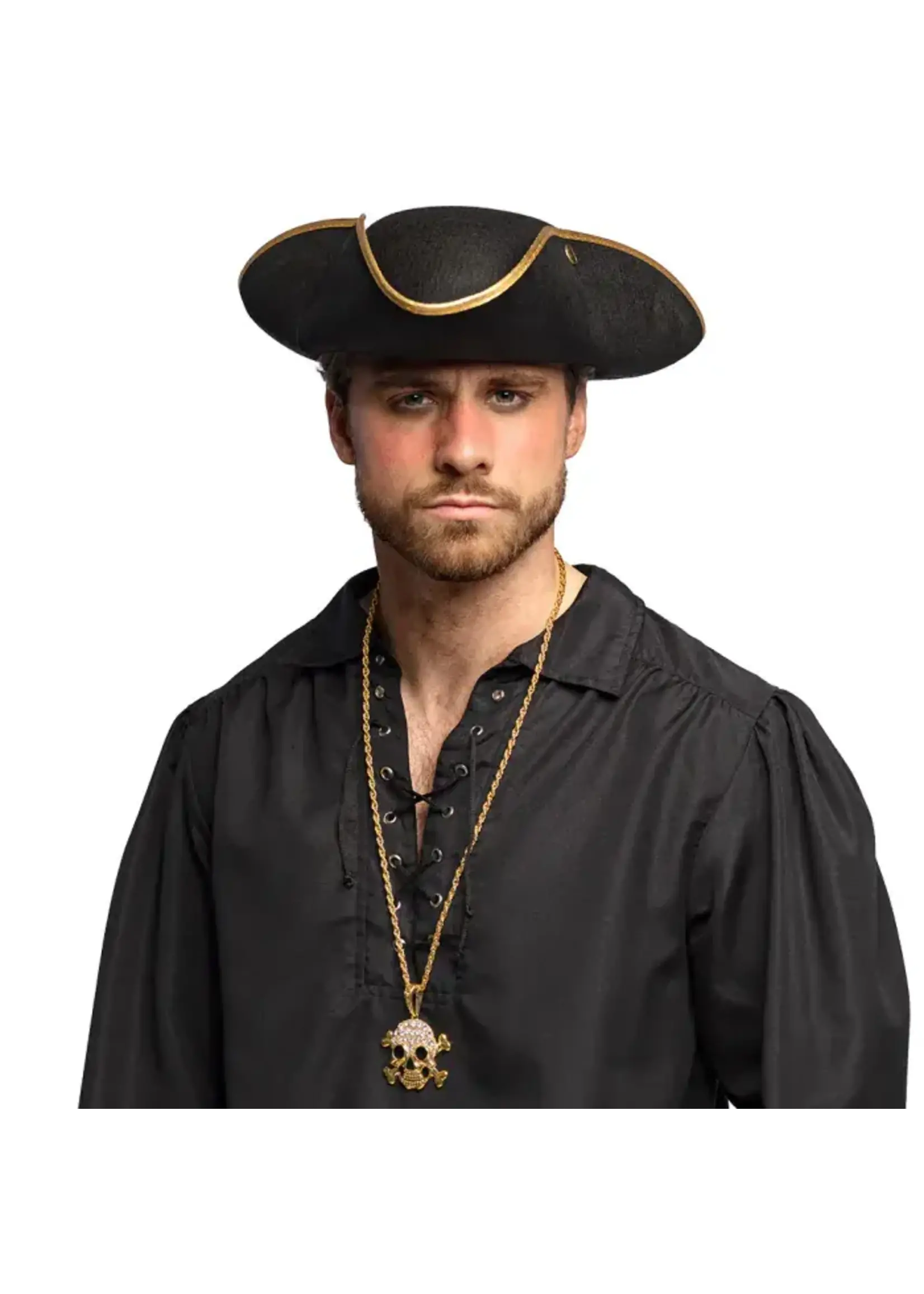 Feestkleding Breda Ketting Schedel goud