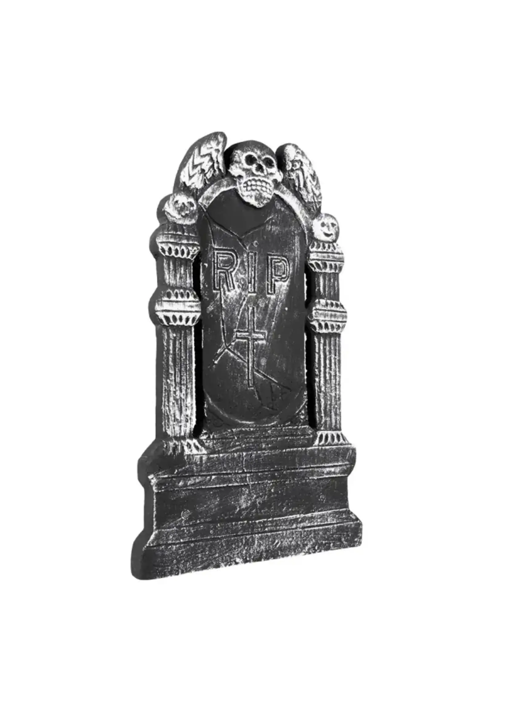 Feestkleding Breda Grafsteen Flying skull 'RIP' (50 x 30 cm)