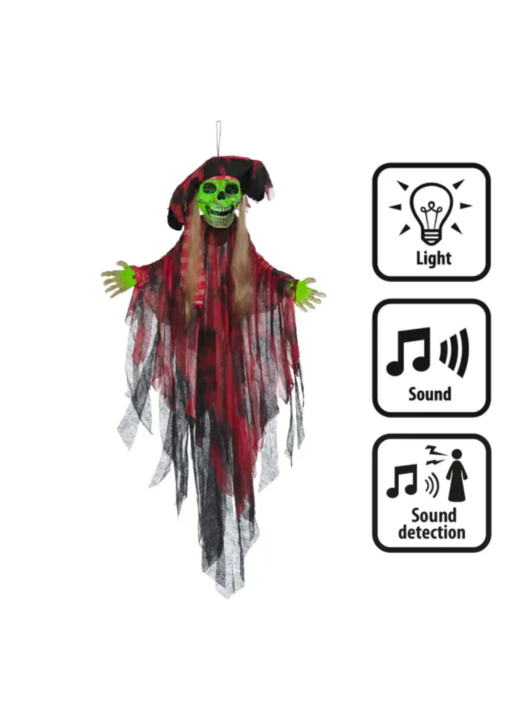 Boland Decoratie Miss Ghost Pirate (160 cm)
