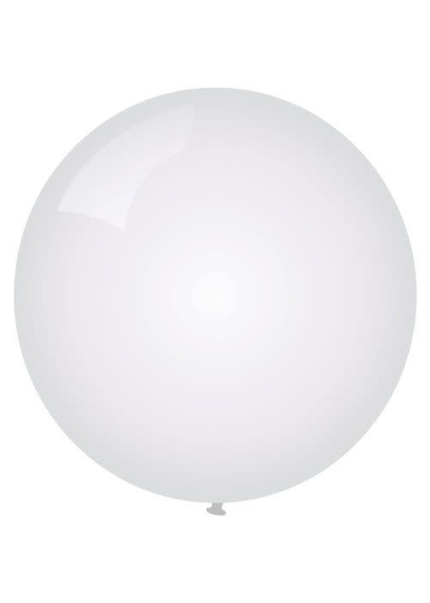 Haza-Witbaard Ballon Metallic wit Ø91cm