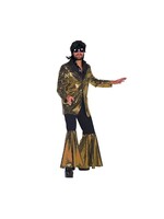 Feestkleding Breda Heren discokostuum "Studio 54" Goud