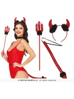 Feestkleding Breda 3-delige duivel set