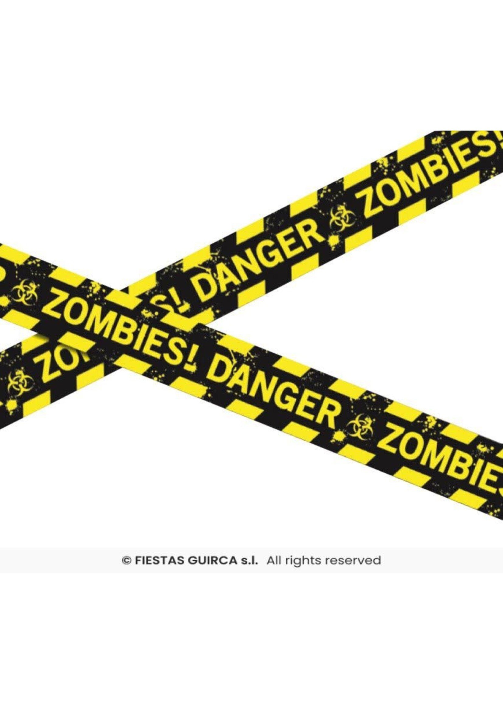 Fiestas Guirca Afzetlint danger zombie