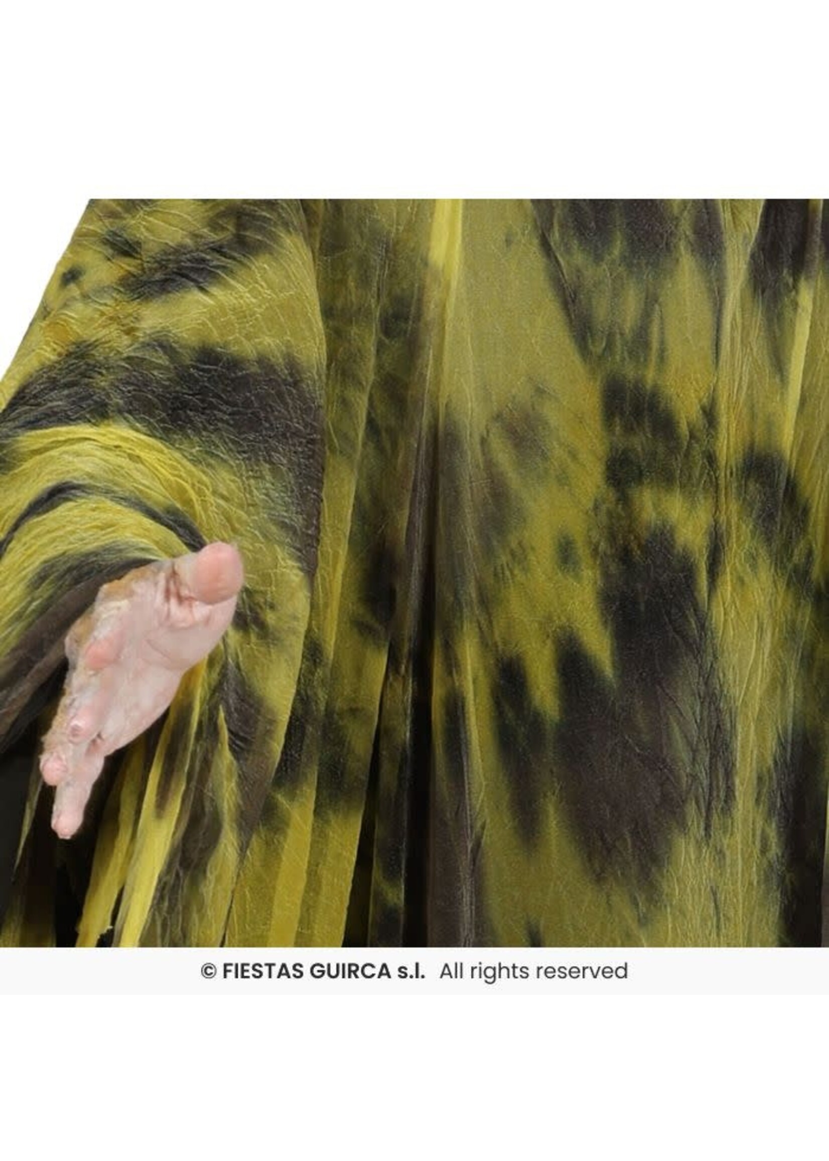 Feestkleding Breda Poncho gele geest