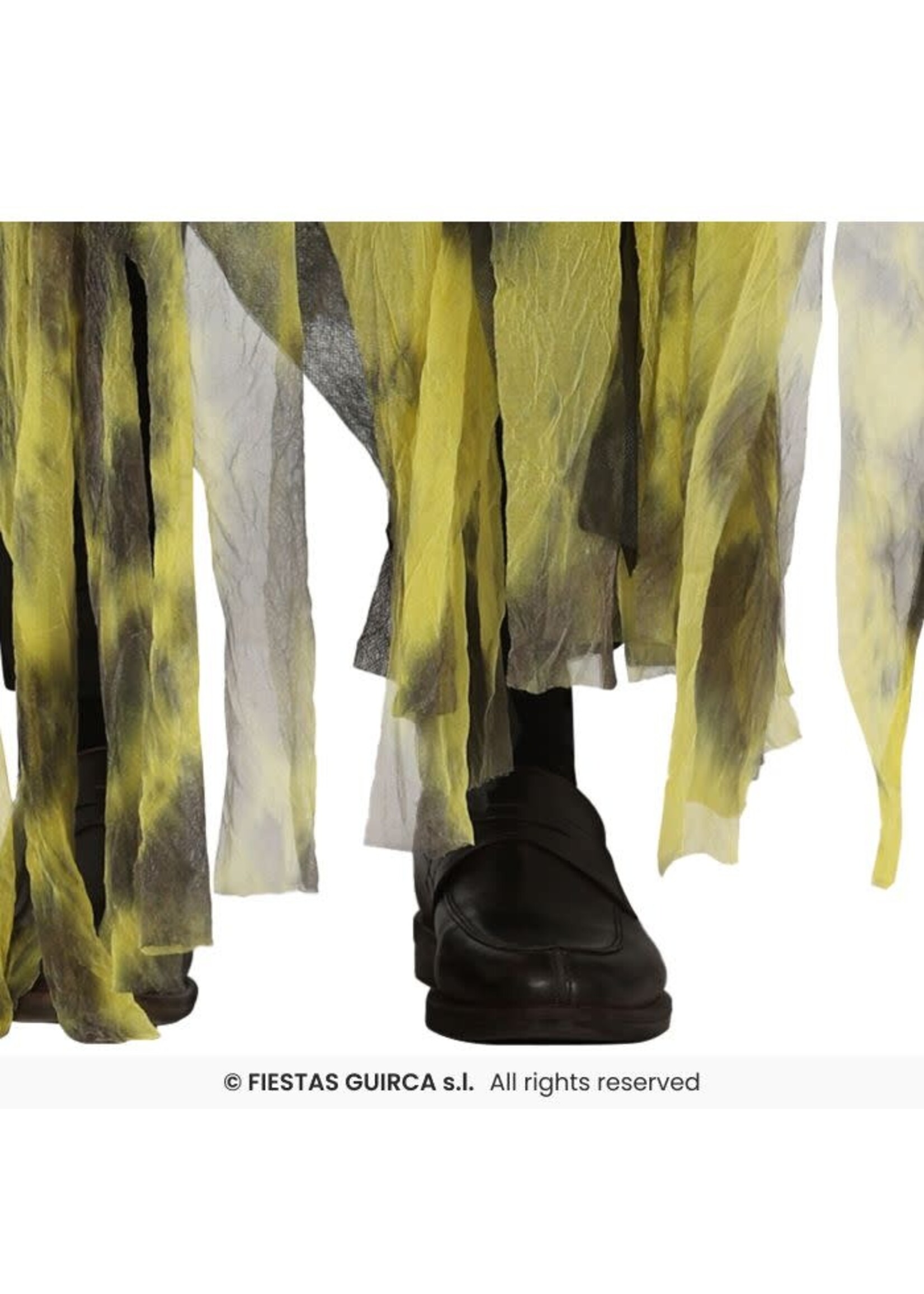 Feestkleding Breda Poncho gele geest