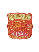 Feestkleding Breda Embleem Kielegat is where my story begins kleine EMB-002