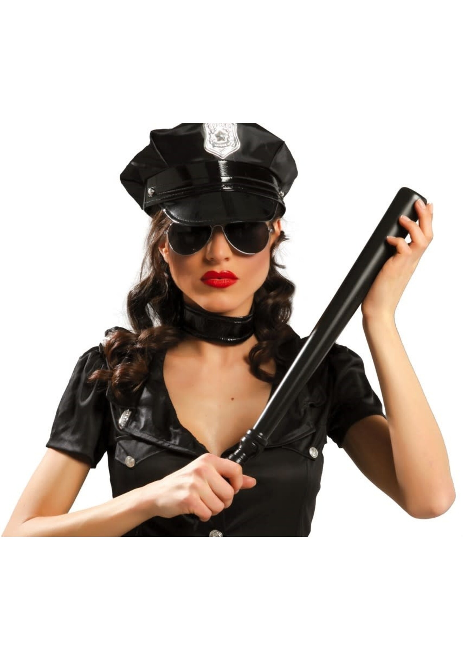 Feestkleding Breda Wapenstok politie zwart