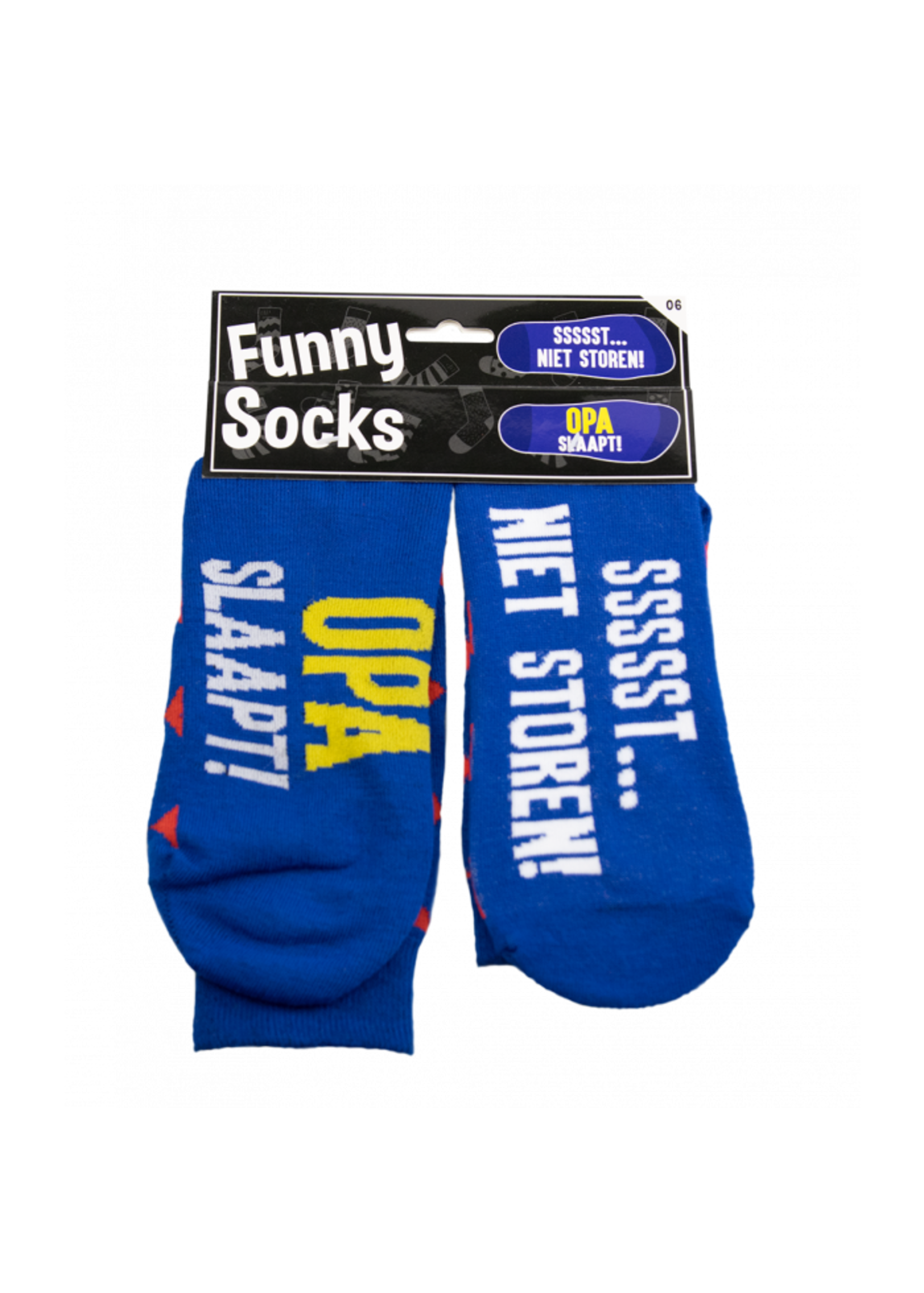 Feestkleding Breda Sokken Opa slaapt sssst