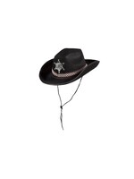 Feestkleding Breda Dallashoed met ster zwart