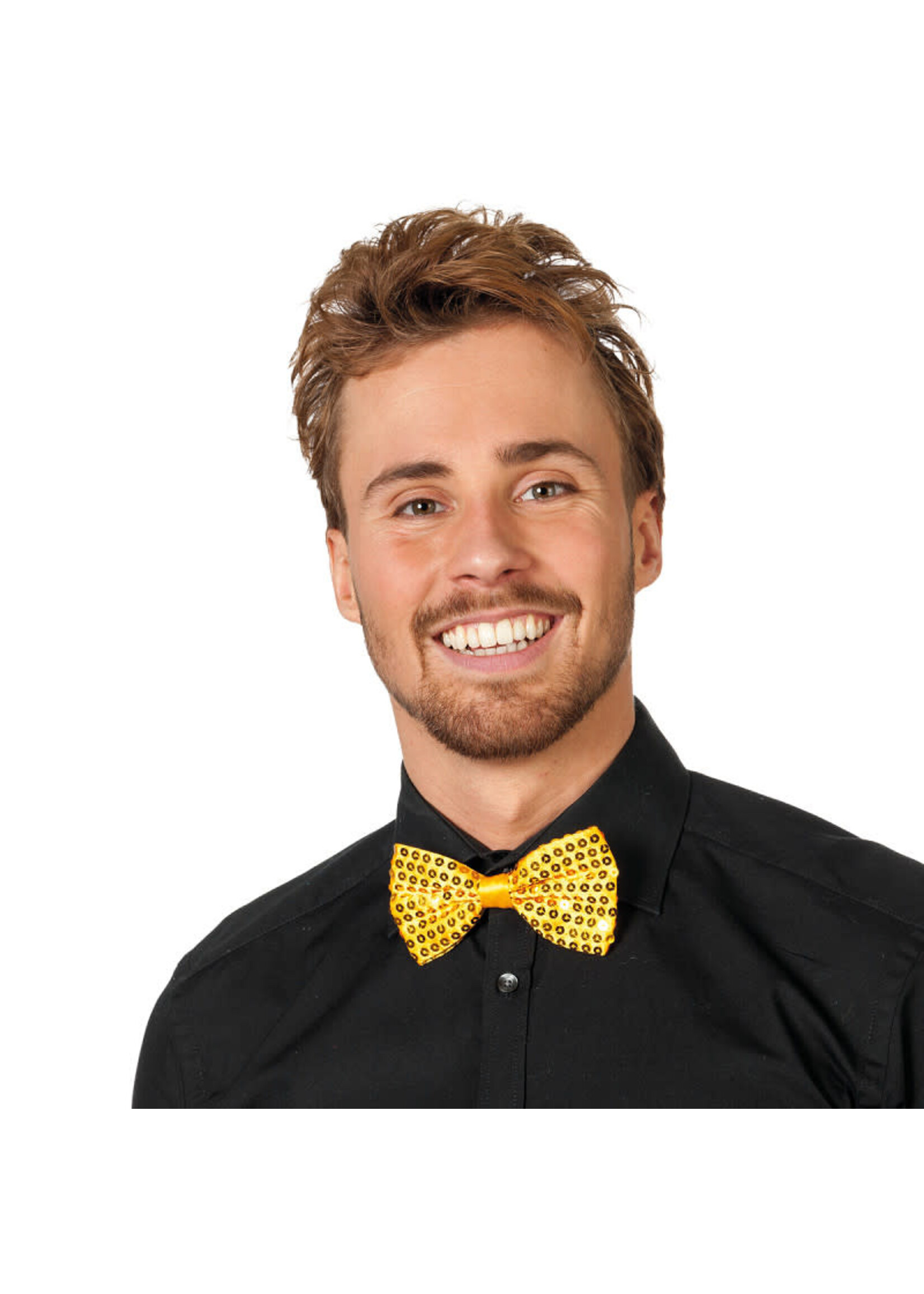 Wilbers & Wilbers Strikje pailletten goud