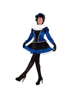 Feestkleding Breda Pietjurkje met petticoat blauw