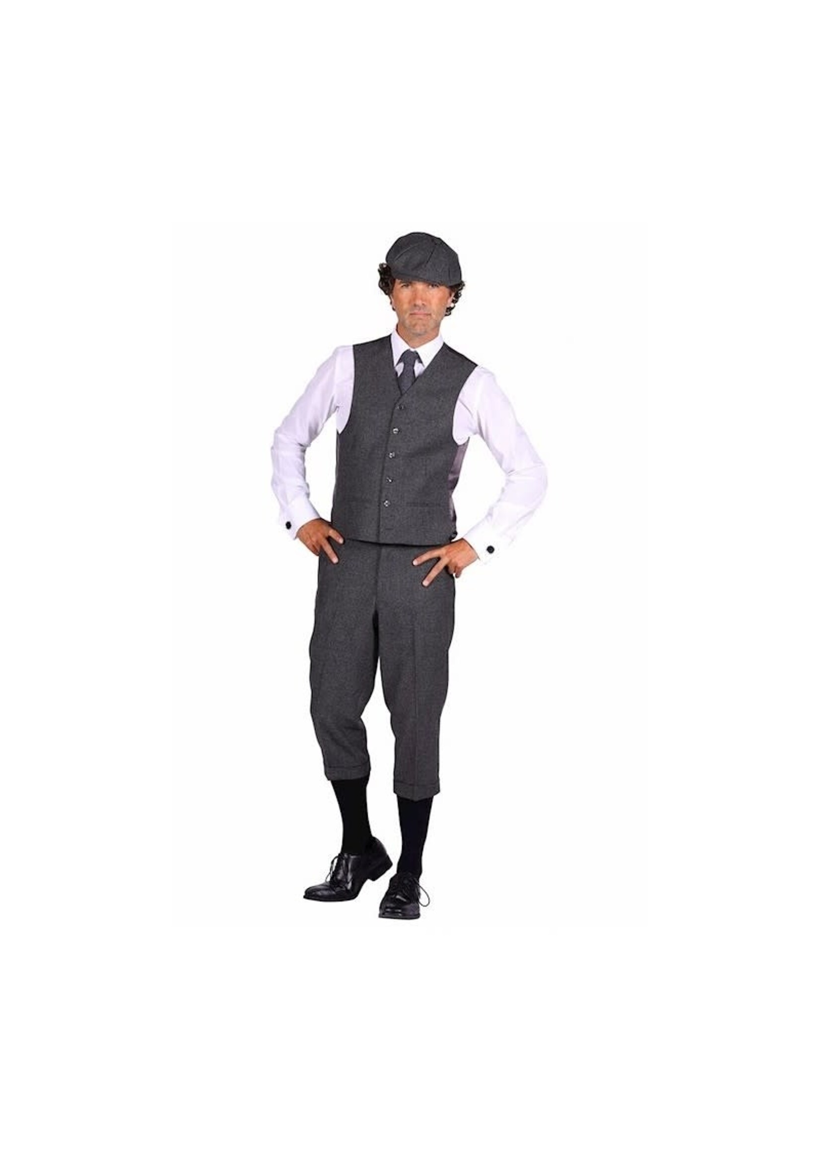 Feestkleding Breda Jaren 20 kniebroek, grijs