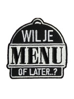 Feestkleding Breda Embleem Wil je menu of later EMB-023