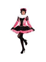 Haza-Witbaard Pietjurkje met petticoat roze
