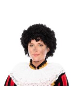 Haza-Witbaard Pruik Piet zwart