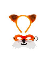 Wilbers & Wilbers Dierenmasker vos (met diadeem)
