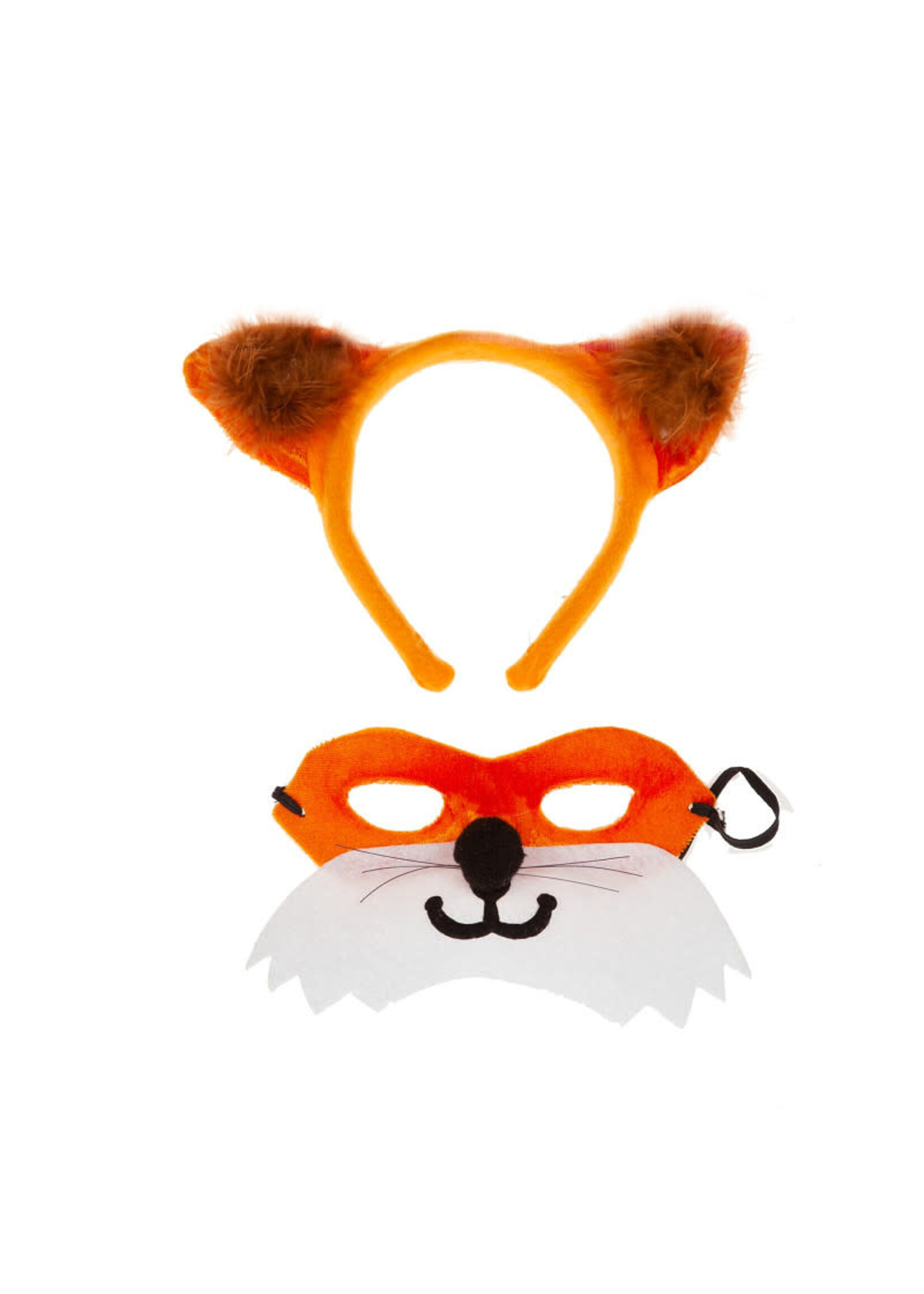Feestkleding Breda Dierenmasker vos (met diadeem)