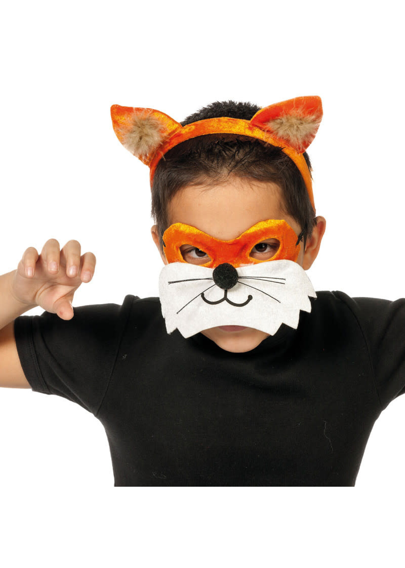Feestkleding Breda Dierenmasker vos (met diadeem)