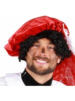 Thetru Baret zonder veer rood/zwart