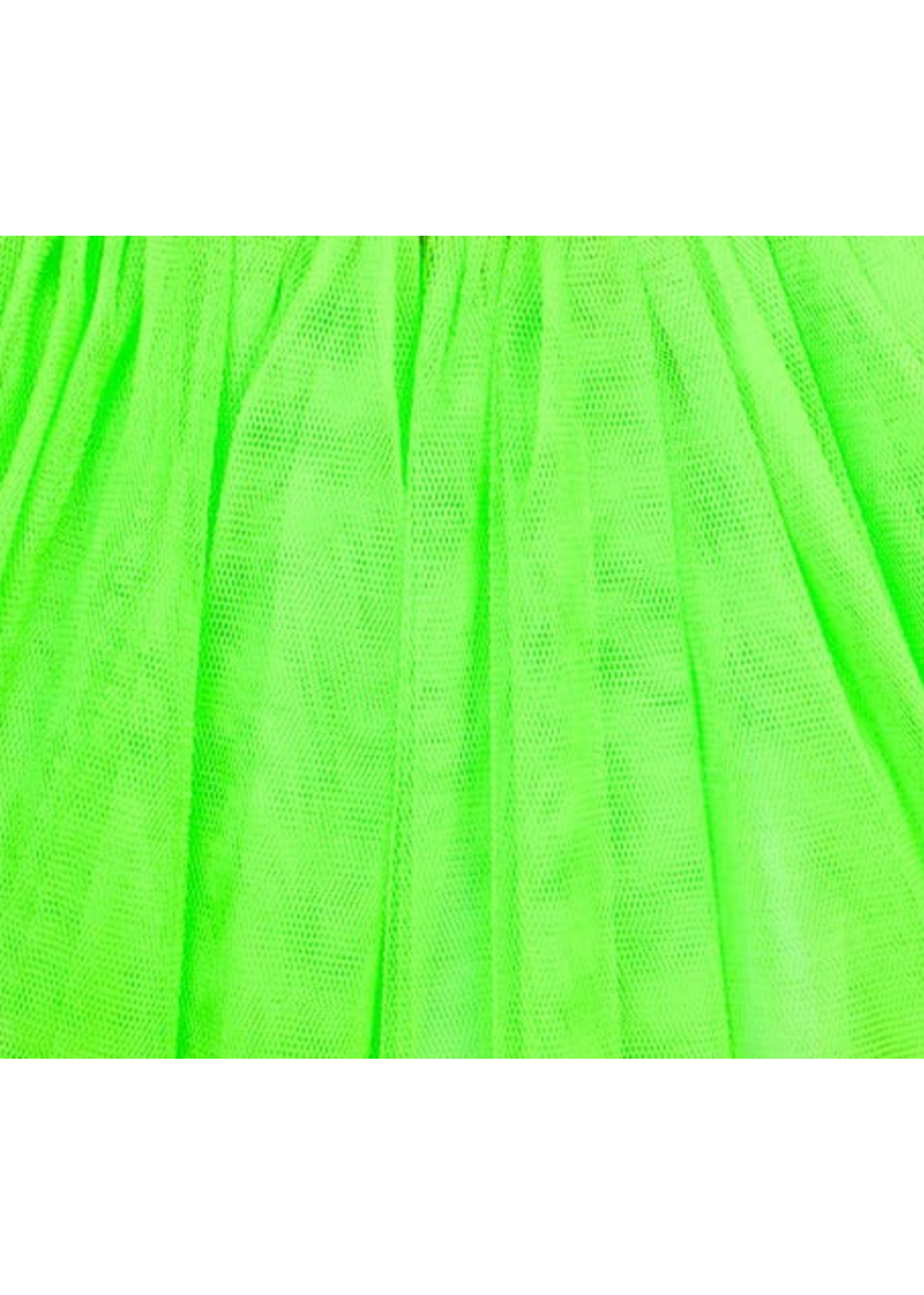 Feestkleding Breda Stof, Neon groene tule (per meter)