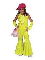 Feestkleding Breda Jumpsuit fluor geel