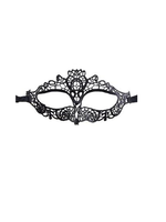 Feestkleding Breda Oogmasker kant zwart