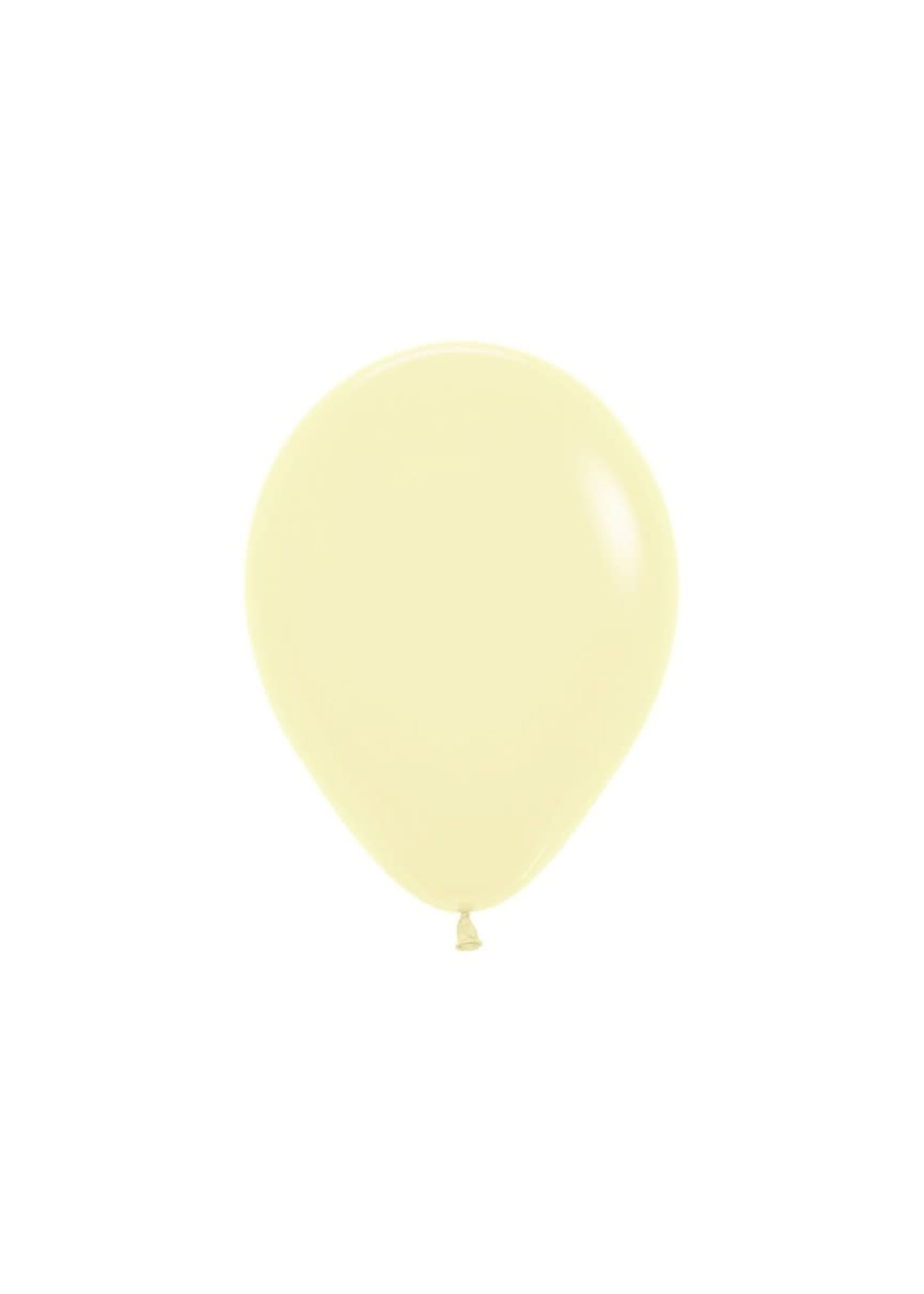 Sempertex Ballonnen Pastel Matte Yellow 620 - 12 stuks